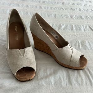 Toms wedge heels